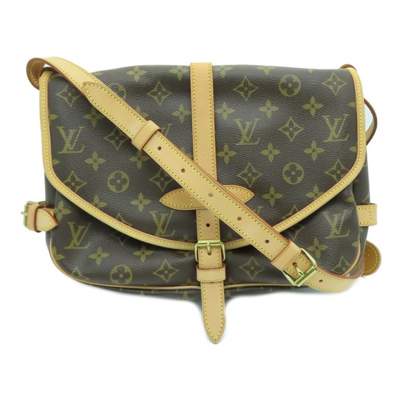 💎✨LIKE NEW✨💎 Louis Vuitton Saumur 30 Crossbody Shoulder Bag Monogram Brown
